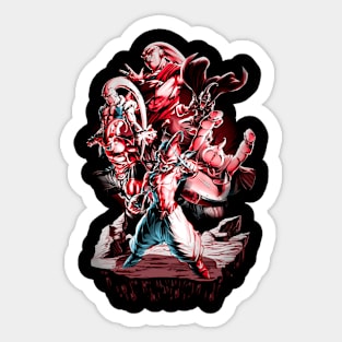 Majin Buu Anime Fanart Sticker